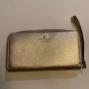 Kate spade large zip wallet